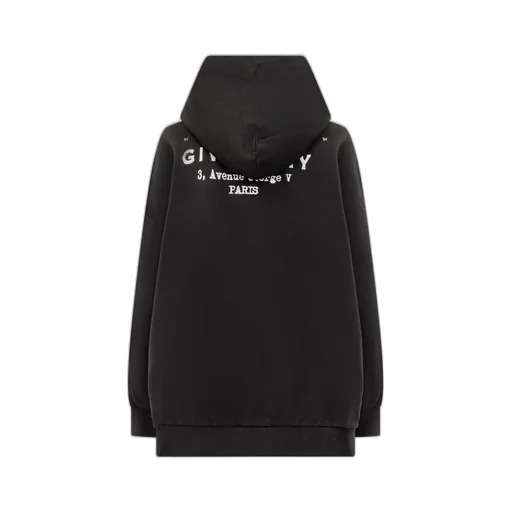 Logo Print Cotton Hoodie