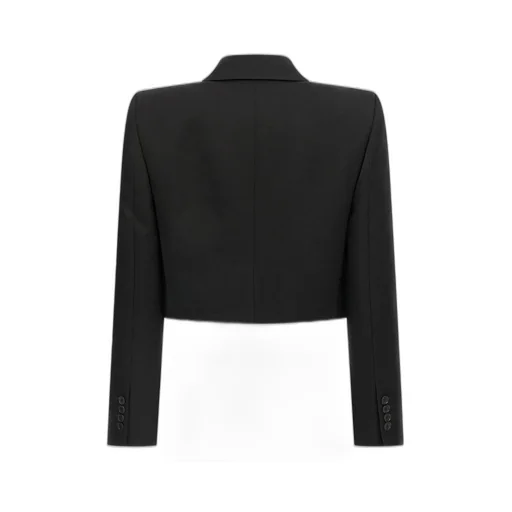 Cropped Tuxedo Jacket
