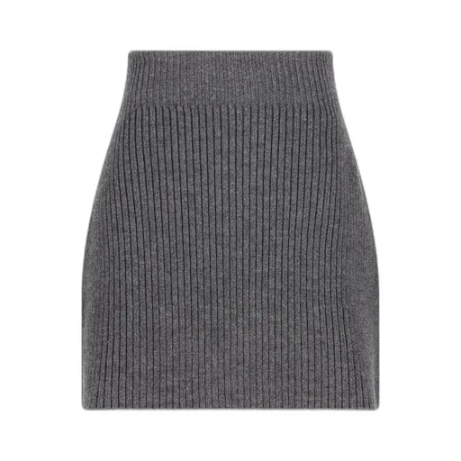 Ribbed Knit Mini Skirt