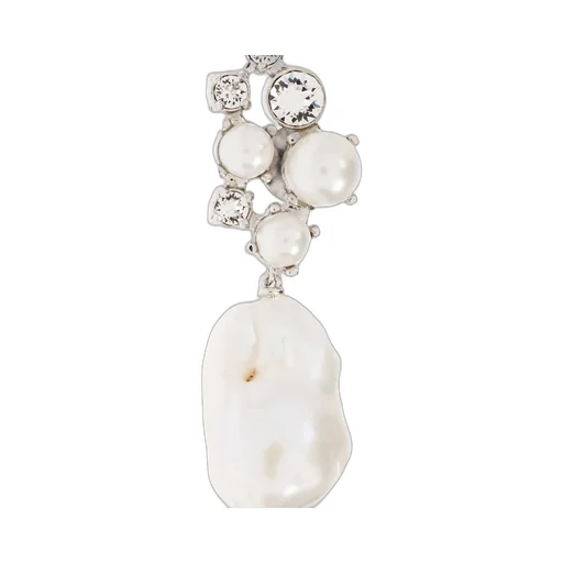 Asymmetric Earrings With Pearl