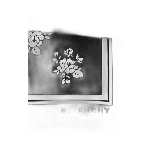 Floral Print Silk Scarf