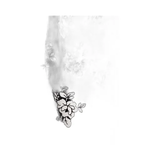 Floral Print Silk Scarf