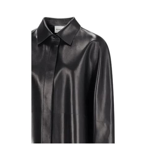 Oversized Leather Shirt