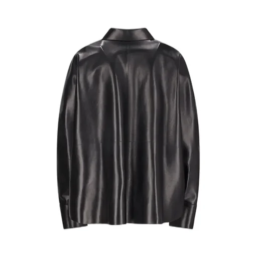 Oversized Leather Shirt