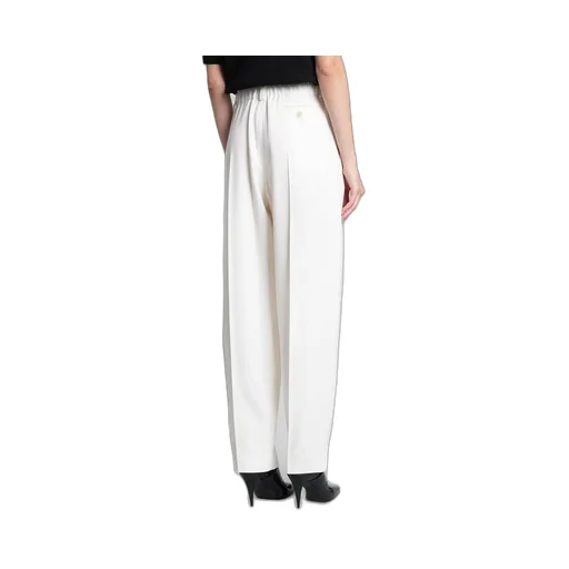 High-Waisted Pleated Trousers