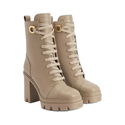 Lace-Up Platform Boots