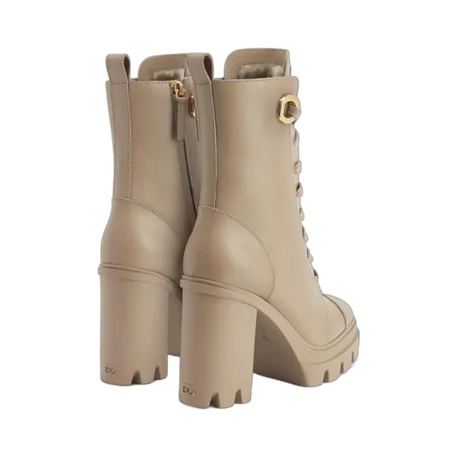 Lace-Up Platform Boots