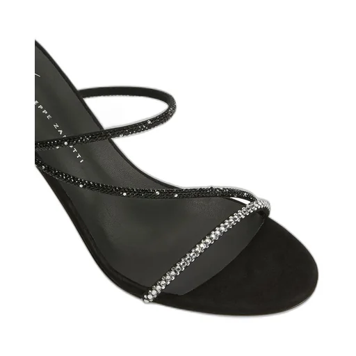 Crystal-Embellished Thong Sandals