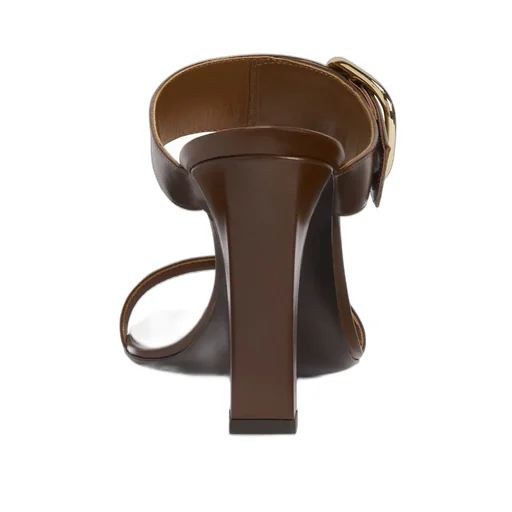 Mules With Buckle Detail