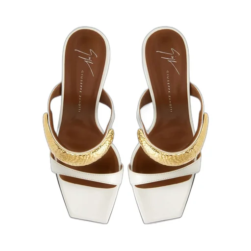 Mules With Gold-Tone Metal Detail