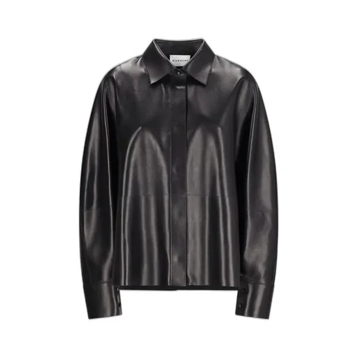 Oversized Leather Shirt