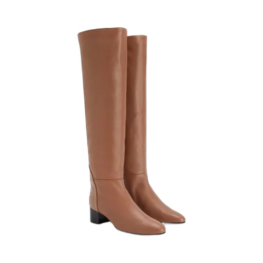 Knee-High Leather Boots