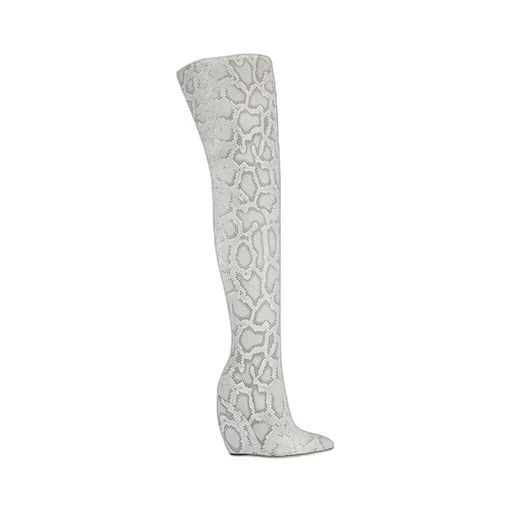 Over-The-Knee Wedge Boots