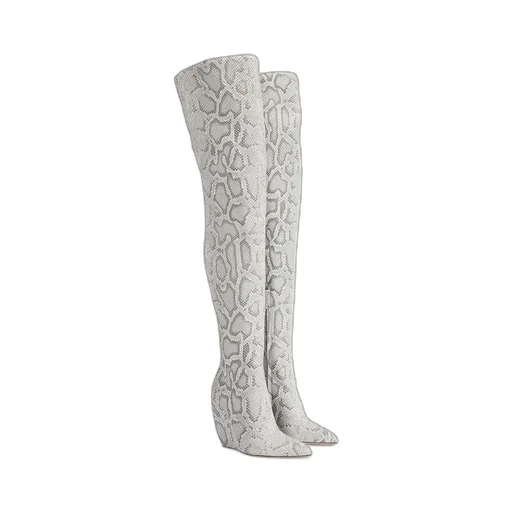 Over-The-Knee Wedge Boots