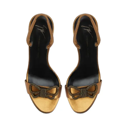 Bow Embellished Slingback Sandals