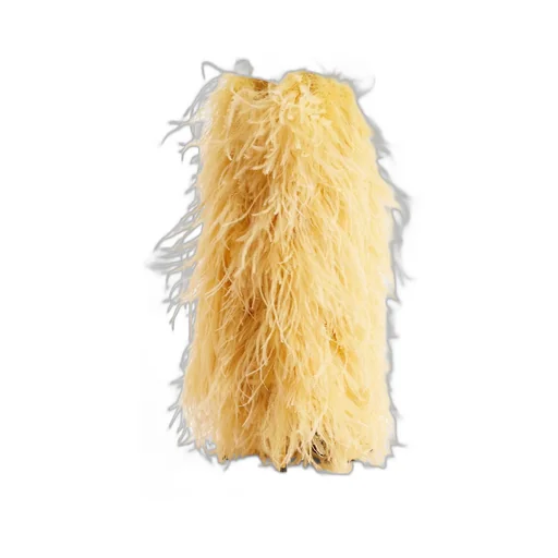 Feather-Trimmed Boots