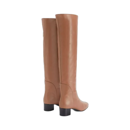 Knee-High Leather Boots