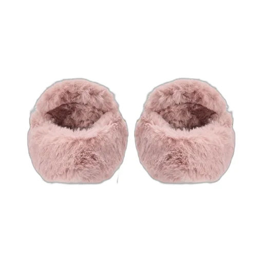 High-Top Sneakers With Fur Trim