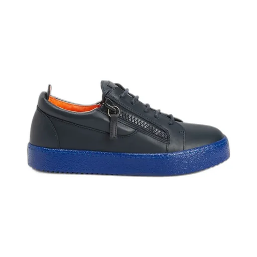 Low-Top Sneakers With Side Zip