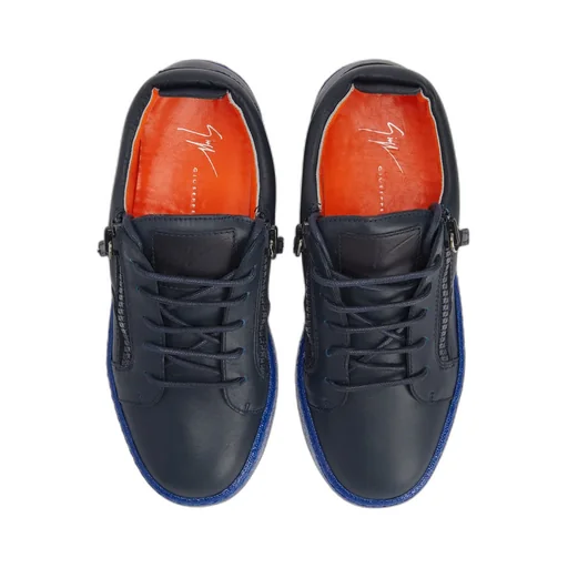 Low-Top Sneakers With Side Zip