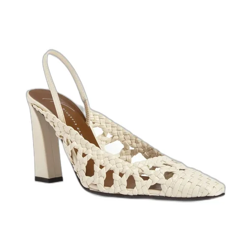 Woven Slingback Pumps