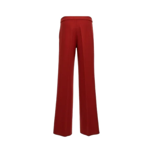 Wide-Leg Wool Trousers