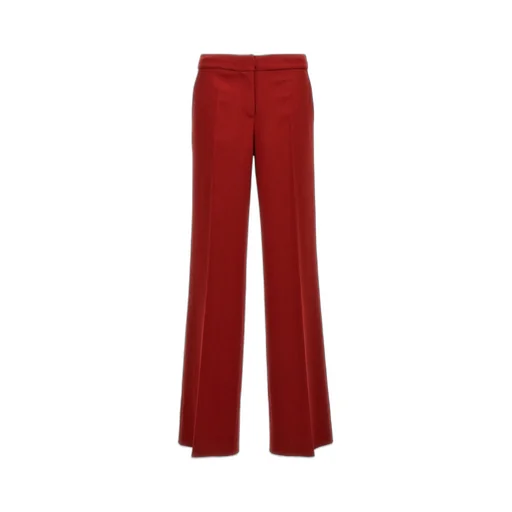 Wide-Leg Wool Trousers