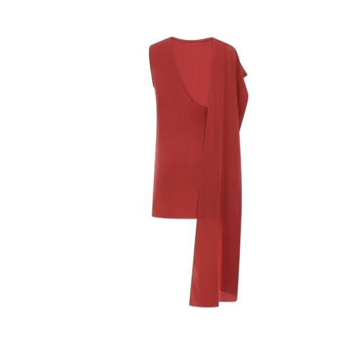 Asymmetrical Draped Dress