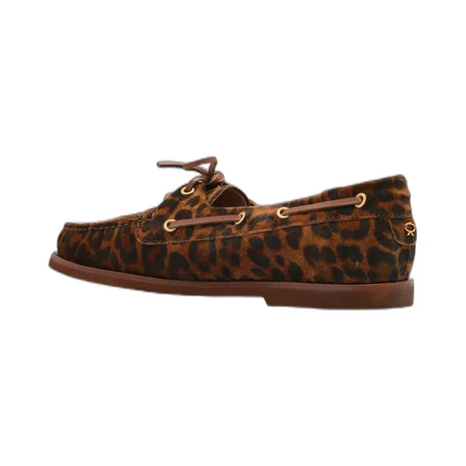 Leopard Print Boat Shoes