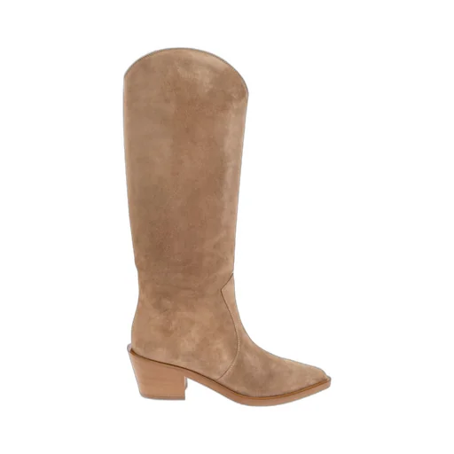 Knee-High Suede Boots
