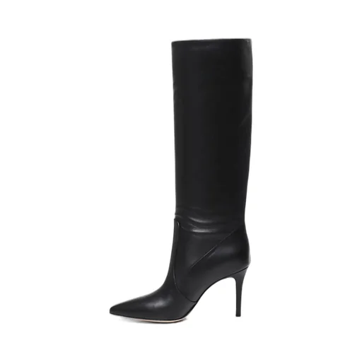Knee-High Leather Boots