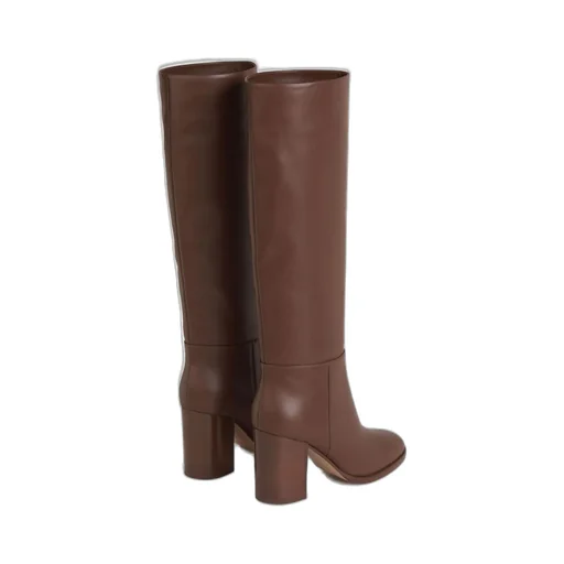 Knee-High Leather Boots