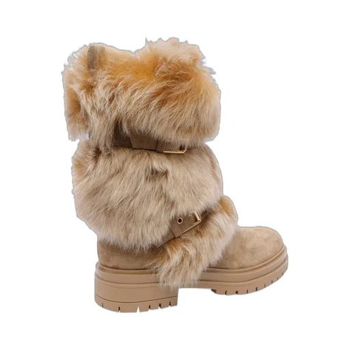 Boots With Fur Trim