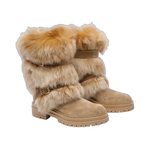Boots With Fur Trim