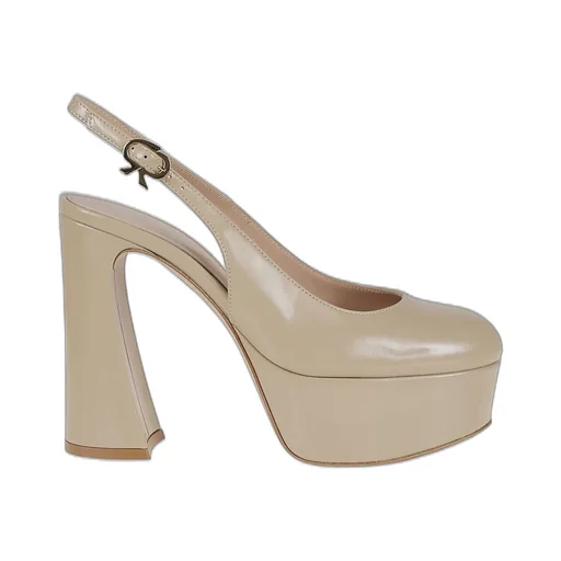 Slingback Platform Pumps
