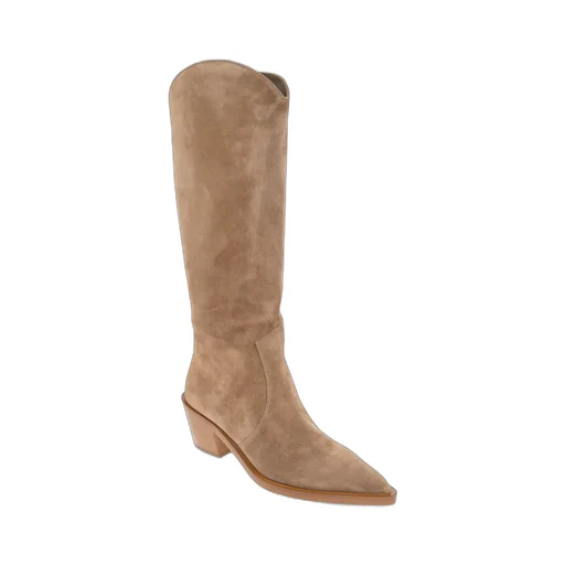 Knee-High Suede Boots