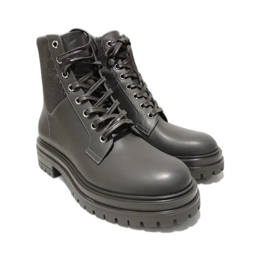 Lace-Up Combat Boots