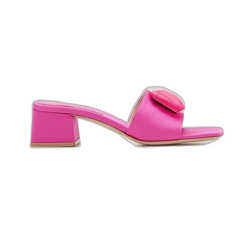 Mules With Jewel Embellishment