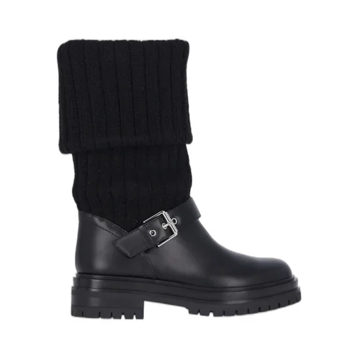 Boots With Knit Cuffs