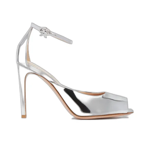 Peep-Toe Ankle Strap Heels
