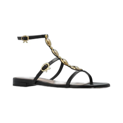 Gancini Flat Sandals