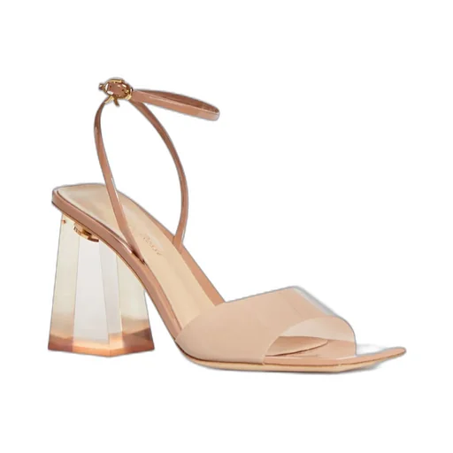 Square Toe Heeled Sandals
