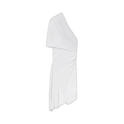 One-Shoulder Draped Dress