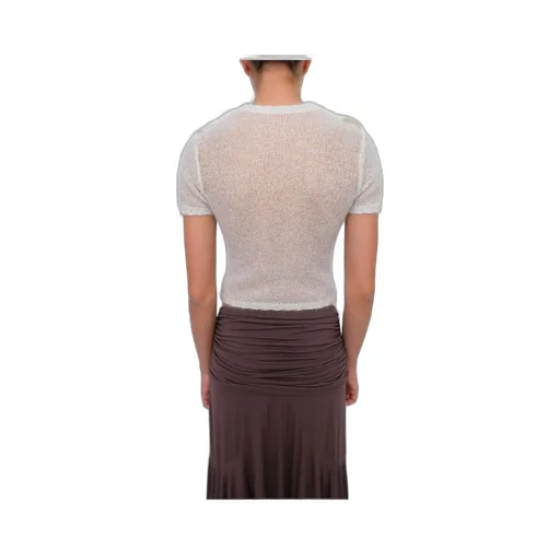 Sheer Knit Cropped Top