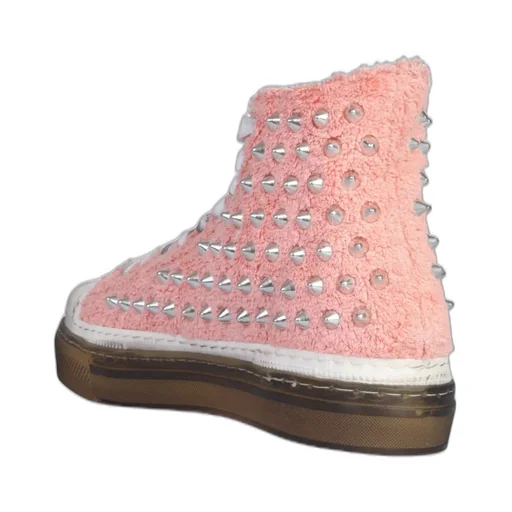 High-Top Sneakers With Studs