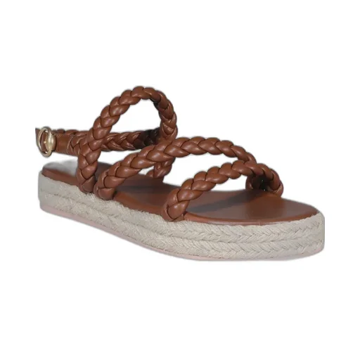 Braided Platform Espadrille Sandals