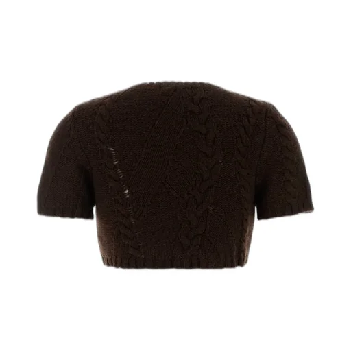 Cable Knit Cropped Sweater