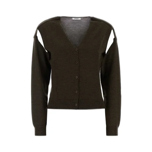Cardigan With Cut-Out Shoulders