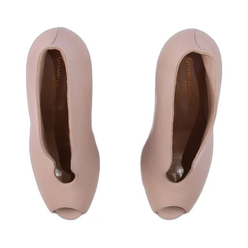 Peep-Toe Ankle Boots