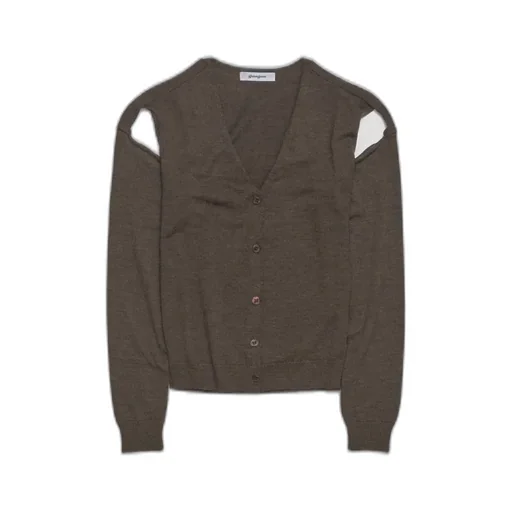 Cardigan With Cut-Out Shoulders
